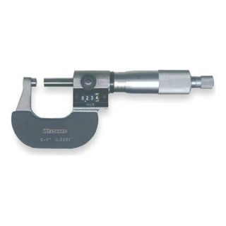 Westward 4KU87 Digital Micrometer, 0 1 In, 0.0001, Ratchet