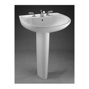 TOTO LPT241.8G 01 Supreme Lavatory and Pedestal with 8 Inch Centers