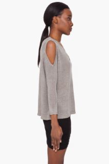 Surface To Air Grey Diamond Sweater for women
