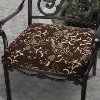 Clara 19 inch Outdoor Brown Cushion Made with Sunbrella