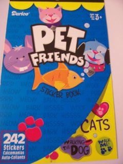  Darice Sticker Book ~ Pet Friends (242 Stickers) Toys & Games