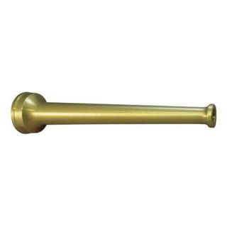 Moon American 572 1011 Industrial Fire Hose Nozzle, 1 In., Brass