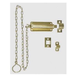 Battalion 1WAD8 Spring Loaded Chain Bolts, Brass