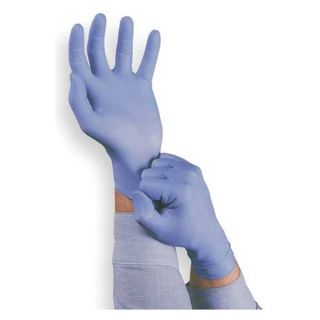 Ansell 92 575 Disposable Gloves, Nitrile, L, Blue, PK100