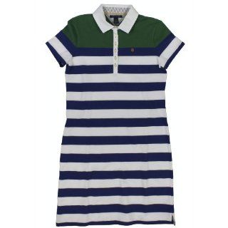 Tommy Hilfiger Womens Striped Polo Dress (Luminous Green)