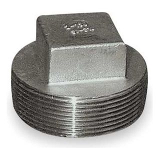 Approved Vendor 301SP1506 Square Head Plug, 1 In, 316 SS, 3000 PSI