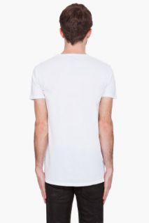 Balmain White Acute T shirt for men