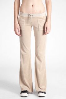 Juicy Couture  Camel Flare Velour Pants for women