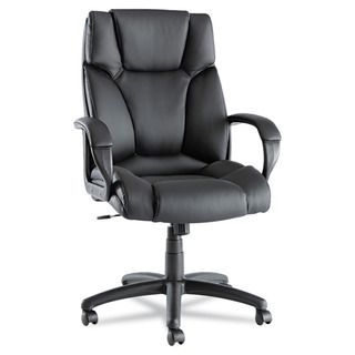 Alera Fraze High back Swivel / Tilt Black Leather Chair