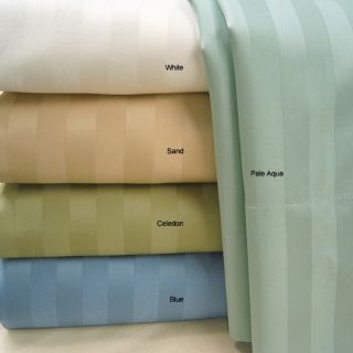 Pima Cotton 400 Thread Count Striped Duvet Cover Set