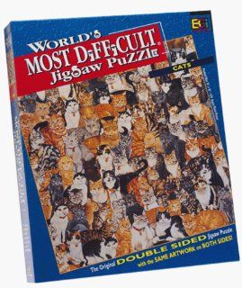 Worlds Most Difficult Cats Jigsaw Puzzle 529pc Toys