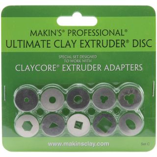 Makins Professional Ultimate Clay 10 piece Extruder Discs Set Compare