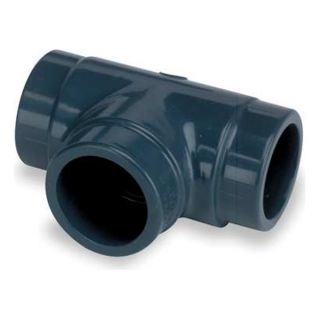 GF Piping Systems 9801 251 Reducing Tee, CPVC, 2 x 2 x 1 1/2 In, Gray