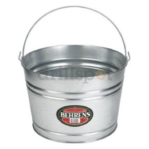 Behrens Inc C17GS 4GAL Galv STL RND Tub