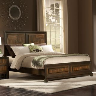 Birken Twin size Two tone Wood Bed