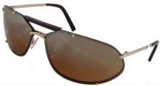 4265S D78 Fashion Aviator Sunglasses, Gold Frame/ Brown Lenses Shoes