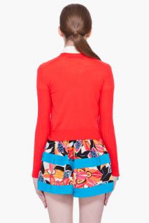 Thakoon Red Wool Cardigan for women