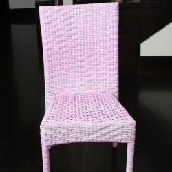 Childrens All weather Pink Wicker Chairs (Set of 2)