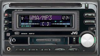 JVC KW XC410 Double DIN CD/ Cassette Receiver
