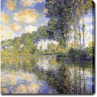 Claude Monet Poplars on the Epte Oil on Canvas Art