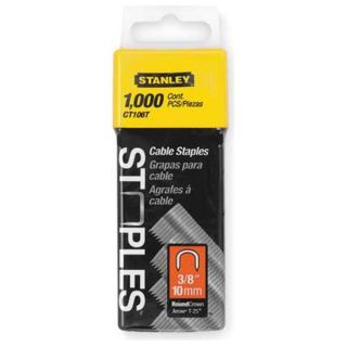 Stanley CT106T Cable/Wire Staples, 5/16x3/8, PK1000