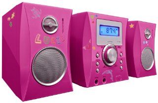 Bigben MCD04 Stereo Music Center CD Player pink Elektronik