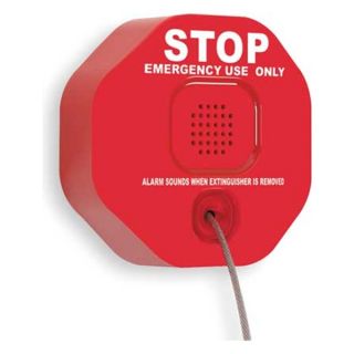 Safety Technology International STI 6200 Fire Extinguisher Alarm, Red