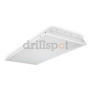 Lithonia 2GT8 2 U316 A12 MVOLT GEB10IS EL Recessed Troffer Fixture, 32WT8U, 120/277