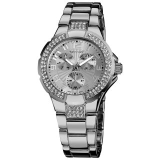 Vernier Ladies Crystal Stone Sport Chrono Look Bracelet Fashion Watch