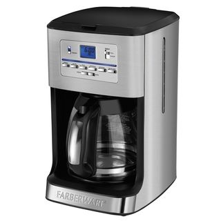 Farberware Stainless Steel 12 Cup Programmable Coffee and Tea Maker
