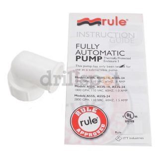 Rule A53S Pump, Sensor Utility, 1/4 HP, 120V