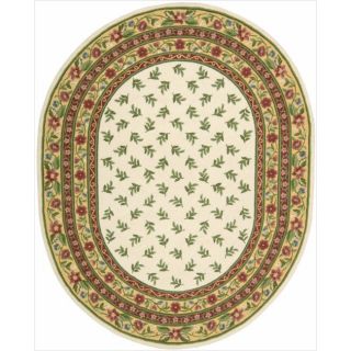Hand hooked Ivory Country Heritage Rug (76 x 96 Oval) Today $349.99