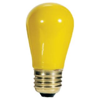 Westinghouse Lighting 03539 11W Yellow Sign Light Bulb, Pack of 6