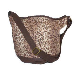 Lucky Brand Wildcat Bucket Hobo Crossbody Bag Leopard Print