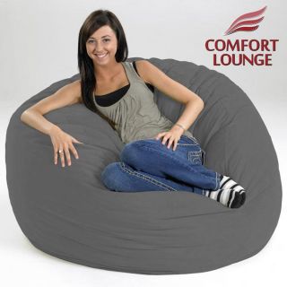 Comfort Lounge Charcoal Medium size Memory Foam Lounge Bag Today $139