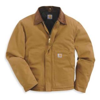 Carhartt J02 BRN REG 54 Jacket, Insulated, Brown, 3XL