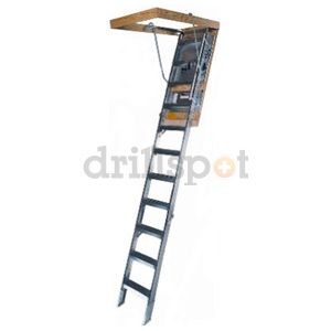 Louisville Ladder AL256P Adjustable Aluminum Attic Ladder