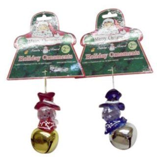 Snowman On Jingle Bell 2 Assorted Case Pack 144 