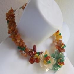 Multicolor Flower Garland Necklace (Thailand)