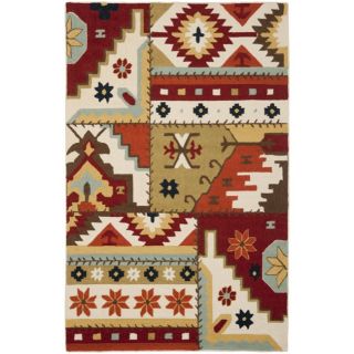 Hand hooked Southwest Wool Rug (53 x 83) Today $203.89 Sale $183