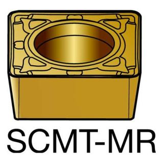 Sandvik Coromant SCMT 3(2.5)2 MR 2035 Turning Insert, SCMT 3(2.5)2 MR 2035, Pack of 10