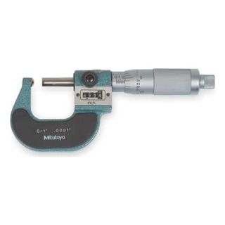 Mitutoyo 295 153 Spherical Micrometer, Flat, 0 1 In