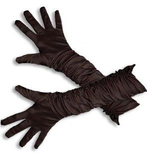 Damen Handschuhe Damenhandschuhe schwarz ca 38cm lang 