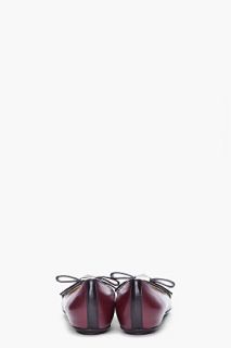 Marc Jacobs Purple Studded Bow Flats for women