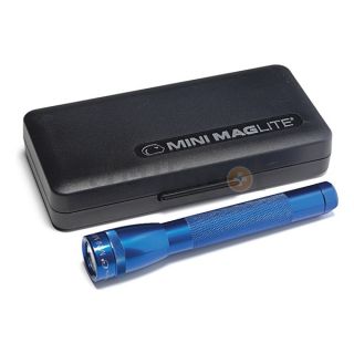 Mag Lite M2A11LK Mini Mag Lite w/Box, 2AA, Incandescent, Blu
