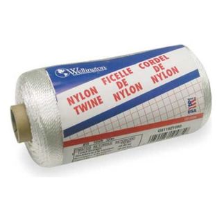 Approved Vendor 4FB99 Twine, Nylon, #18, 1050Ft, White