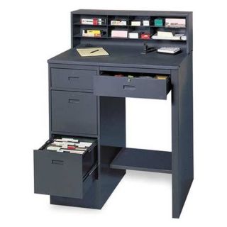 Edsal 660 Desk, Deluxe Shop, Gray