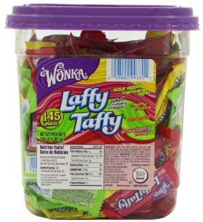 Wonka Laffy Taffy Assorted Jar, 145 Count Grocery
