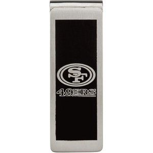 Stainless Steel San Francisco 49ers Logo Money Clip