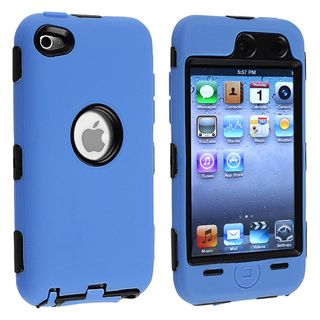 Black/ Blue Hybrid Case for Apple iPod Touch 4th Generation
